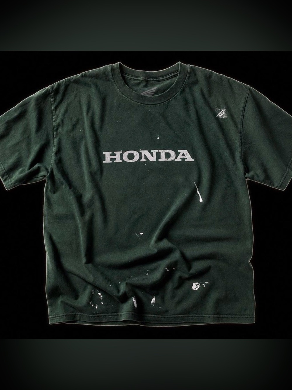 Urban Outfitters ’Honda Motorsports’ Paint Splatter Tee - Size S - NWT - Picture 2 of 3